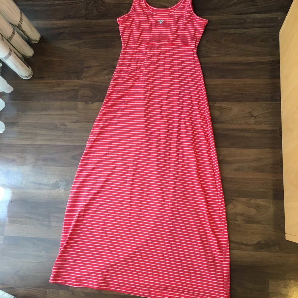 XS striped Columbia maxi dress